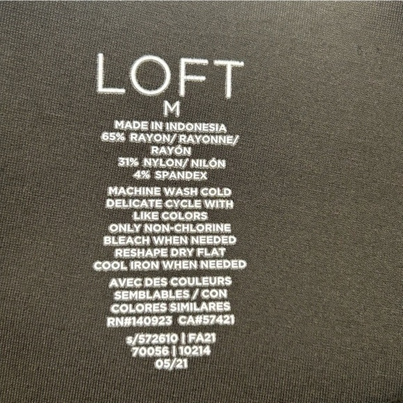 LOFT Deep Forest Green Medium Thick Leggings - Picture 4 of 4